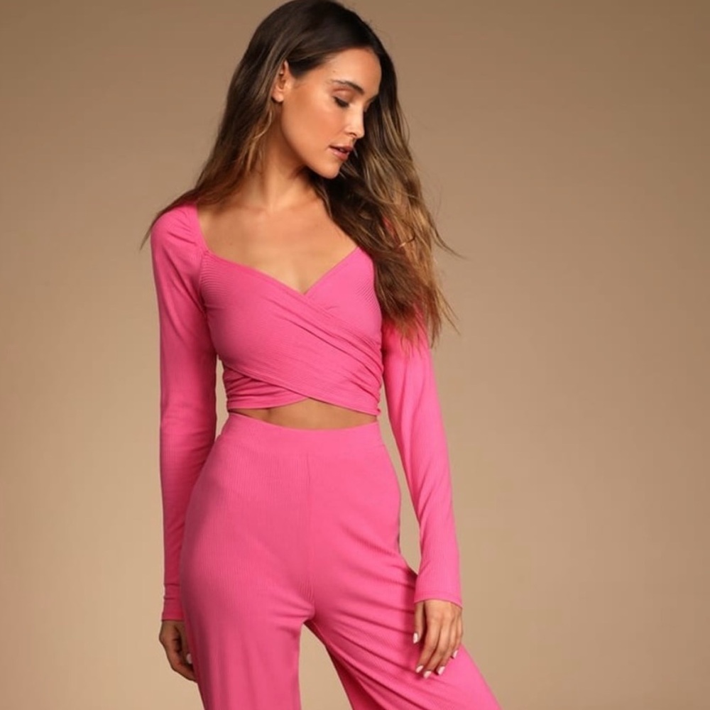 Lulu's Fuchsia Pleated SET